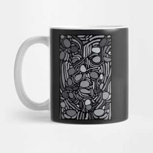 Abstract Shades of Grey Mug